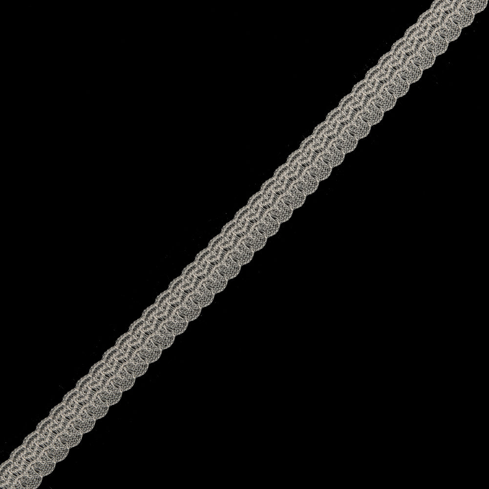 Nude Fine Lace Trim 0.25"