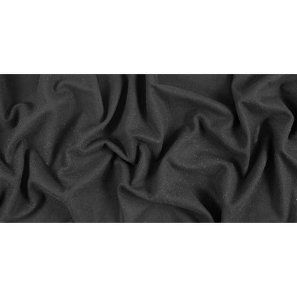 Black Wiry Wool Blend Coating Full