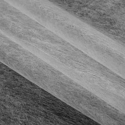 White Double Faced Fusible Interlining - Folded