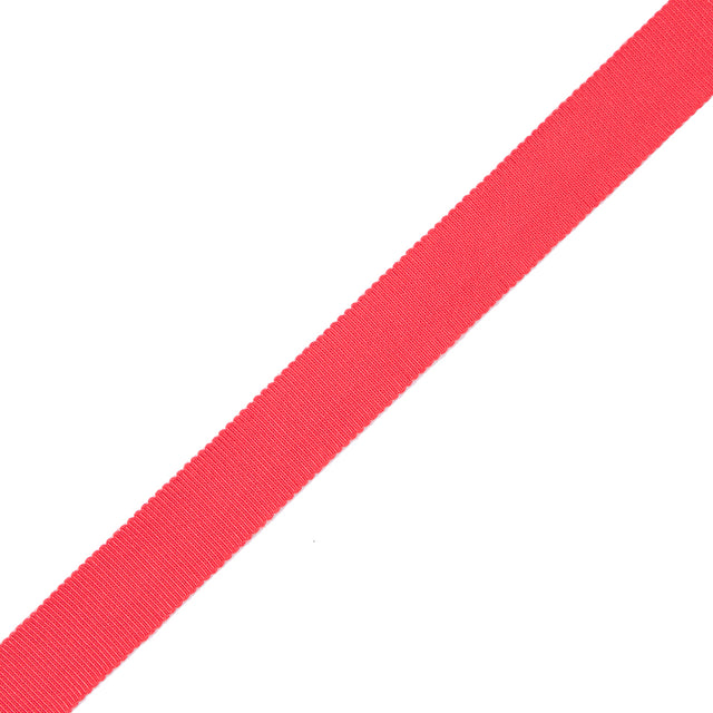 Red Petersham Grosgrain Ribbon - 0.75"
