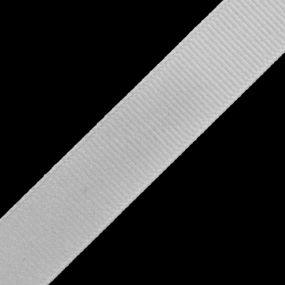 White Grosgrain Ribbon - 5/8 - Detail