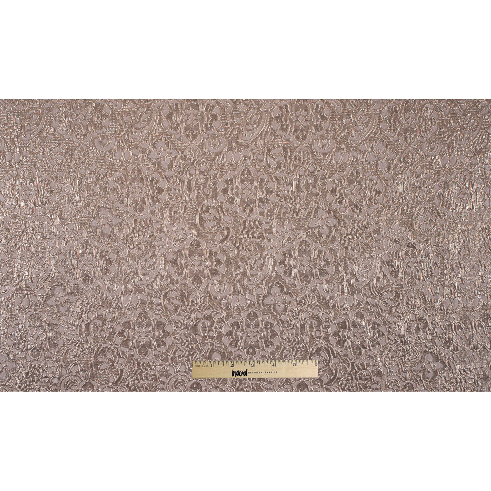 Cream/Gold Metallic Floral Brocade Full