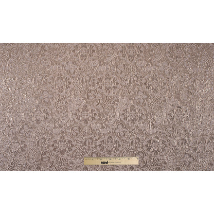 Cream/Gold Metallic Floral Brocade Full