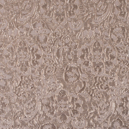 Cream/Gold Metallic Floral Brocade