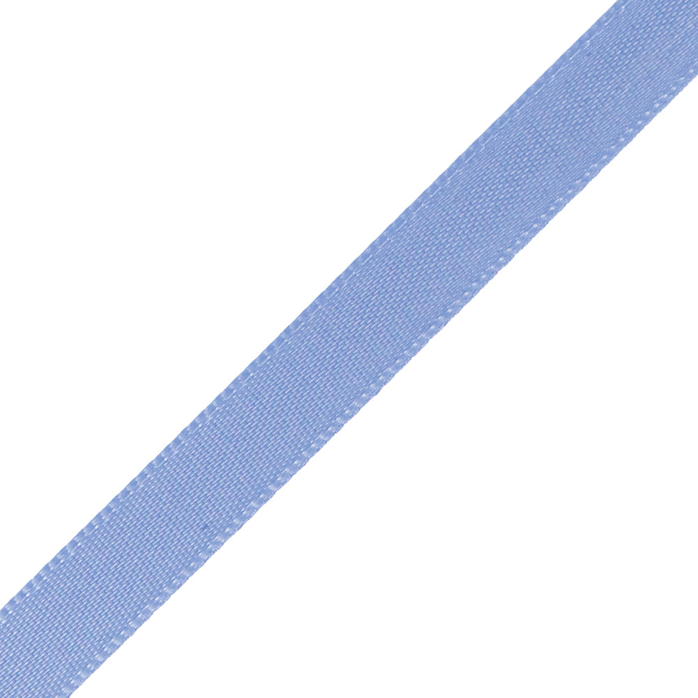 Sky Blue Double Faced Satin Ribbon - 0.25" Detail