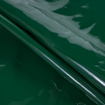 Small Kelly Green Patent Leather Folded