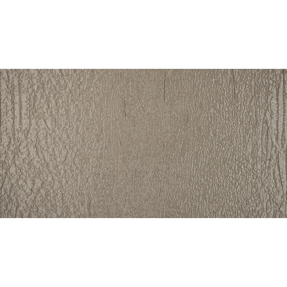 Oxford Tan Luminous Crinkled Brocade - Full