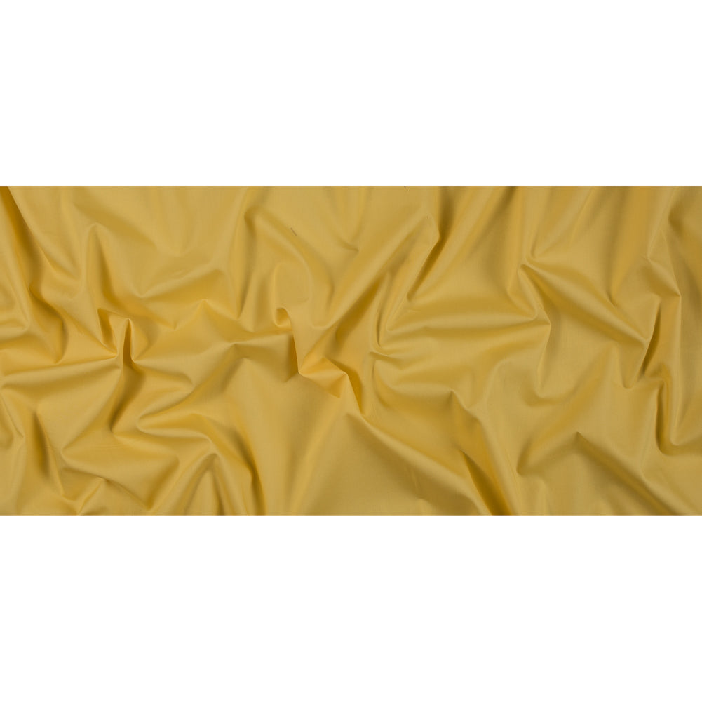 Yellow 100% Pima Cotton Broadcloth - Folded