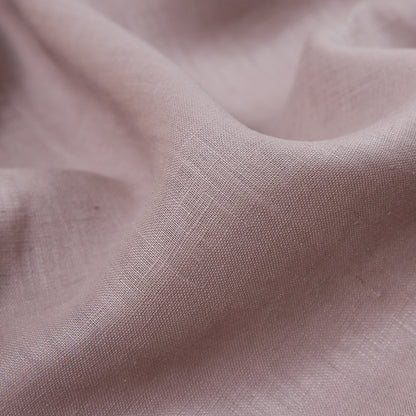 Italian Metallic Adobe Rose Woven Linen Detail