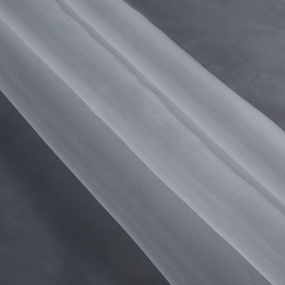 Italian White Nylon Organza - Detail