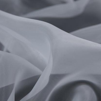 Italian White Nylon Organza - Full