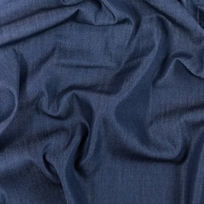 Italian Blue Topweight Viscose Denim