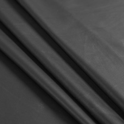 Italian Black Stretch Matte Pleather - Detail