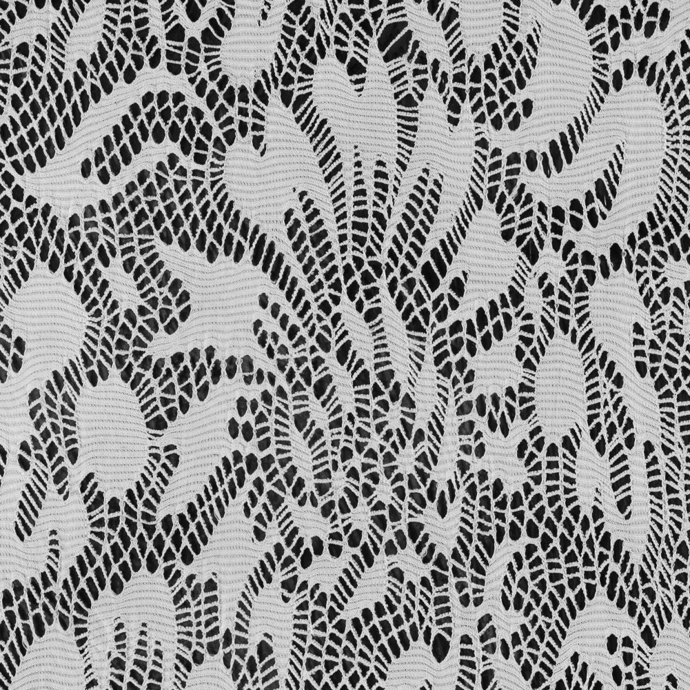 Italian White Laminated Lace