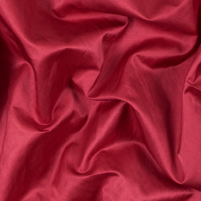 Cranberry Red Blended Polyester Satin