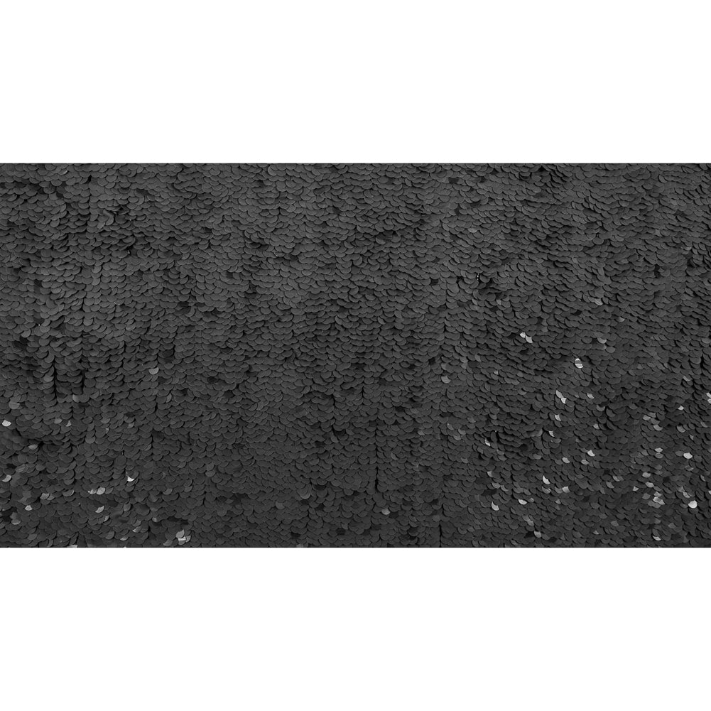 Phillip Lim Black Paillette Sequins on a Crinkled Silk Georgette - Full