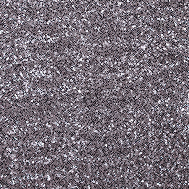 Phillip Lim Silver All Over Sequins on a Black Stretch Mesh