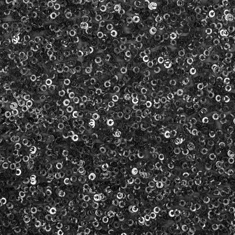 template--26688905969737__main-Phillip Lim Black Dyed All Over Circle Sequins on a Silk Georgette