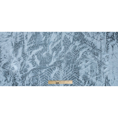 Nicole Miller Luminous Blue Glass Pattern Medley Stretch Twill Full