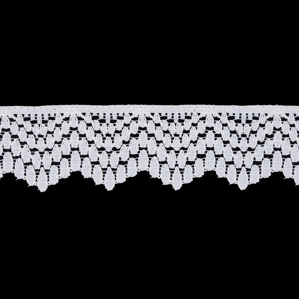 Ivory Corded Cotton Lace Trimming