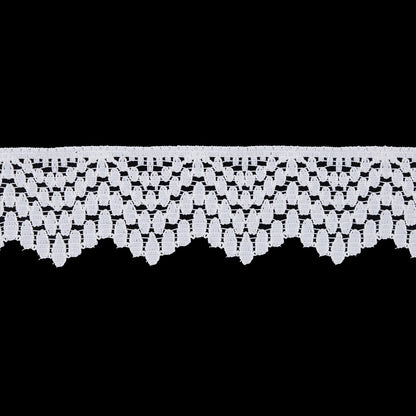 Ivory Corded Cotton Lace Trimming