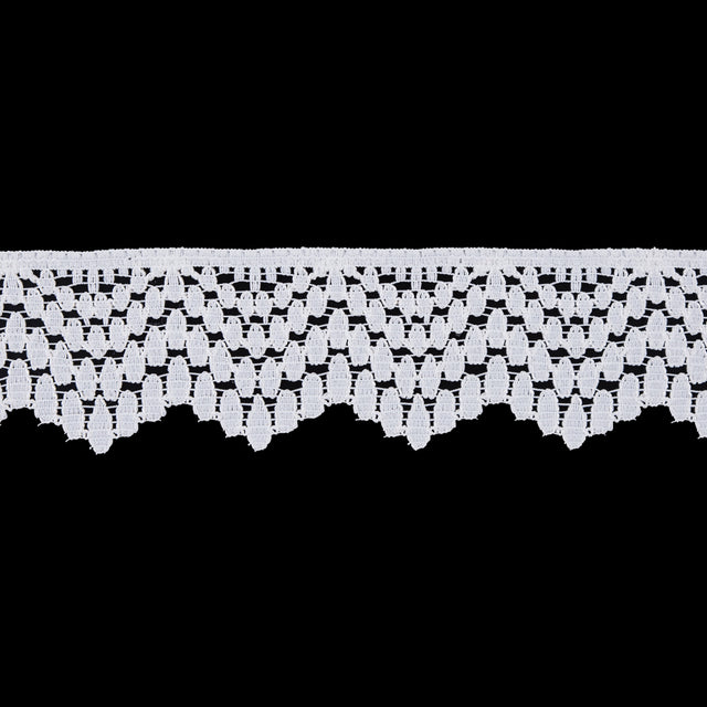Ivory Corded Cotton Lace Trimming