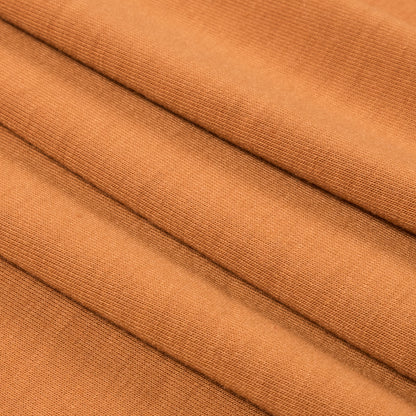 Golden Oak Stretch Polyester Jersey - Folded