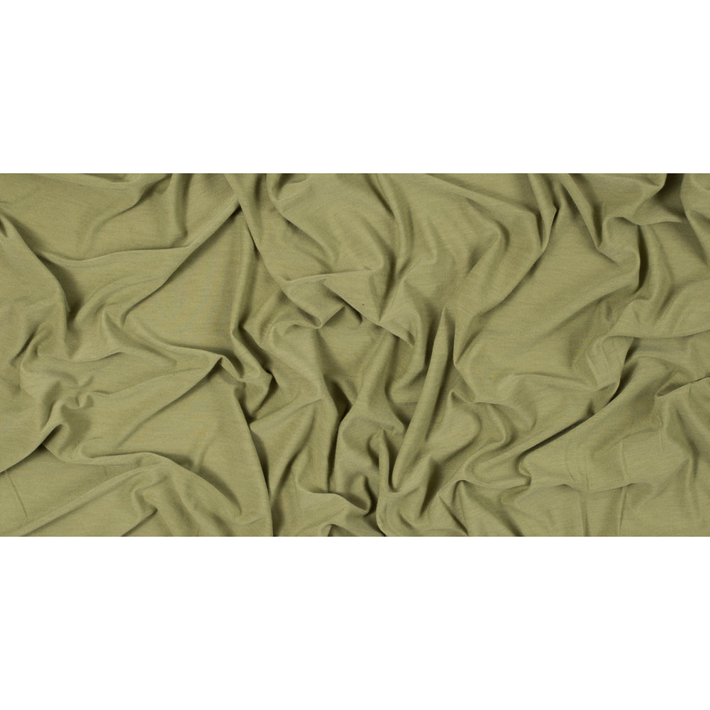 Spinach Green Stretch Polyester Jersey Full
