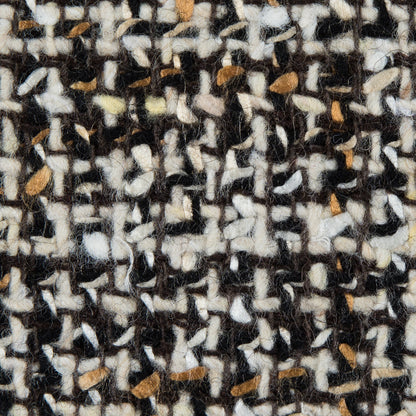 Italian Black/White/Gold Wool Tweed - Full