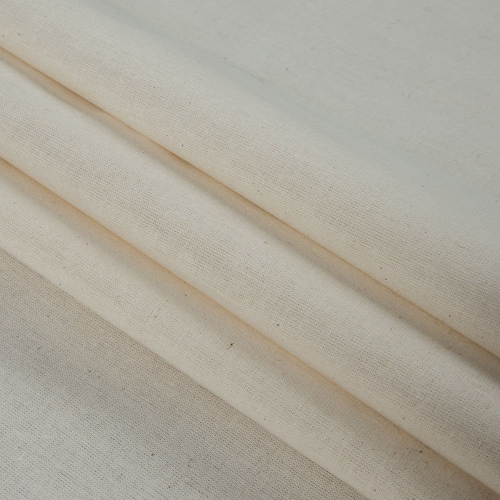Pristine Beige Heavy Muslin Folded