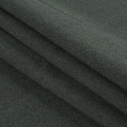 Italian Rifle Green Wool Coating - Folded
