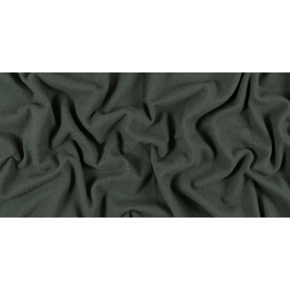 Italian Rifle Green Wool Coating - Full