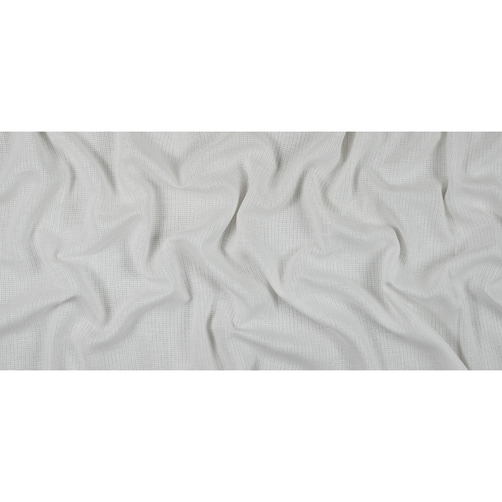 Italian Ivory Textural Linen Woven - Folded