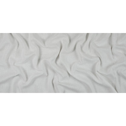 Italian Ivory Textural Linen Woven - Folded