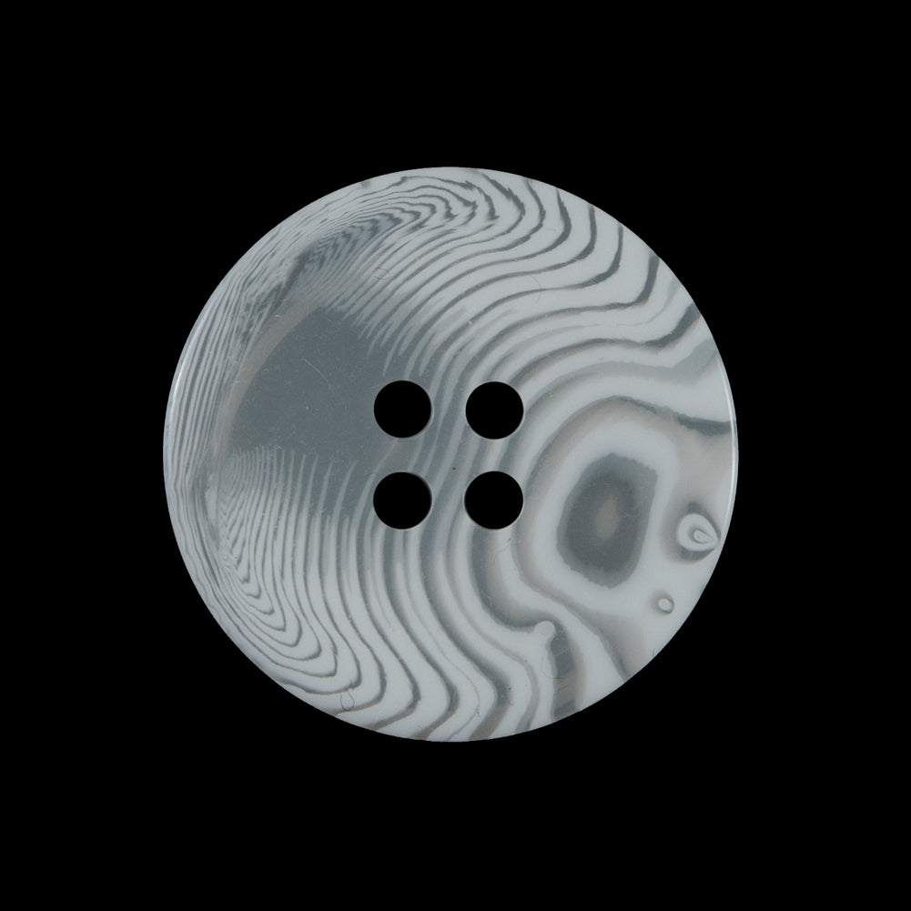 Off-White Translucent Four-Hole Button - 40L/25.5mm Detail