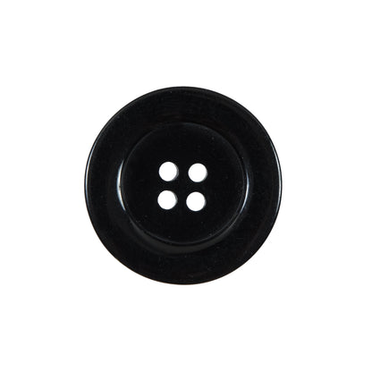 Black 4-Hole Plastic Button - 36L/22mm