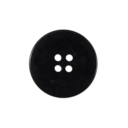Black 4-Hole Plastic Button - 36L/23mm Detail