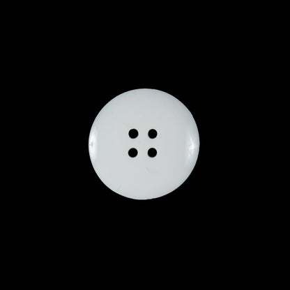 White and Black Plastic 4-Hole Button - 24L/15mm Detail