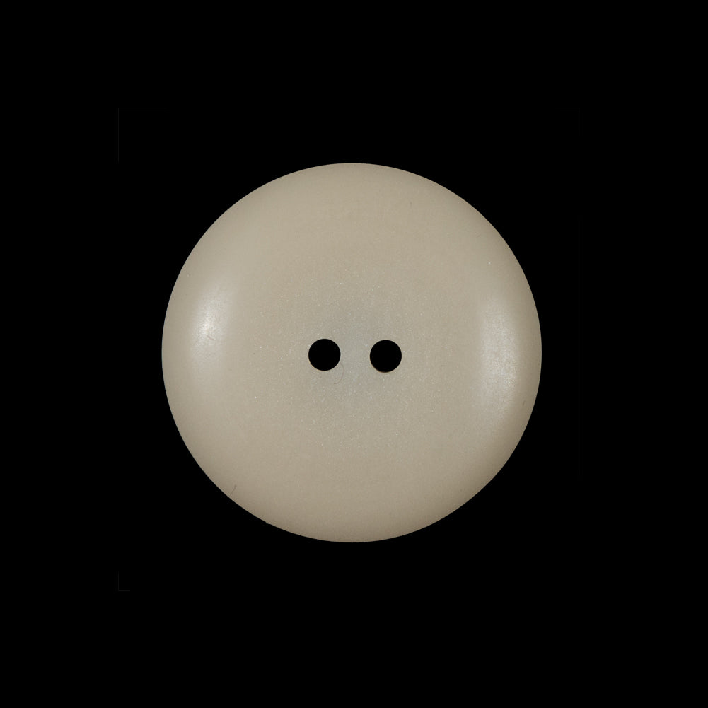 Beige Plastic 2-Hole Button - 36L/23mm Detail