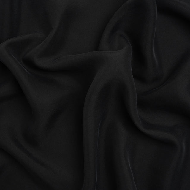 Washed Silk Twill 18mm - Black