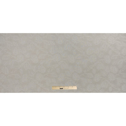 Beige on Beige Raised Floral Cotton Woven - Full