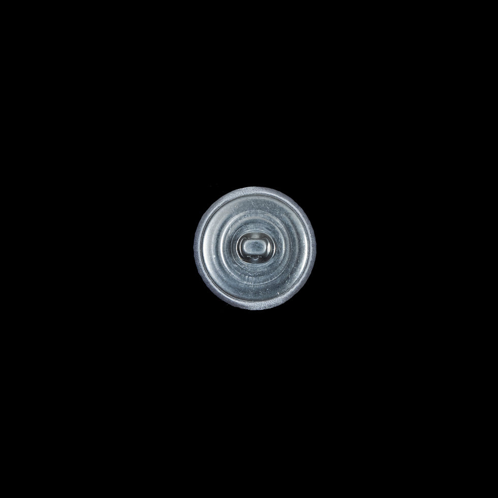White Silk Covered Button - 16L/10mm - Detail