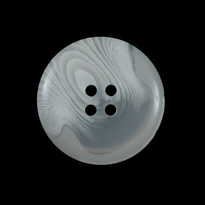 White Translucent Concaving Button - 40L/25mm - Detail