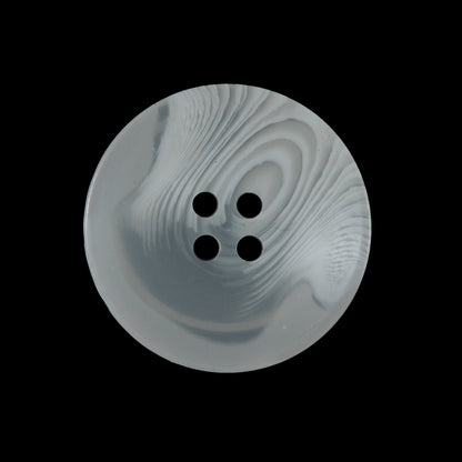 White Translucent Concaving Button - 40L/25mm