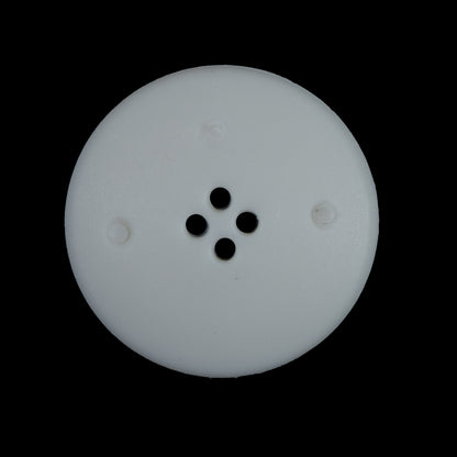 White Strands of Pearls Beveled Textured 4-Hole Button - 44L/28mm Detail