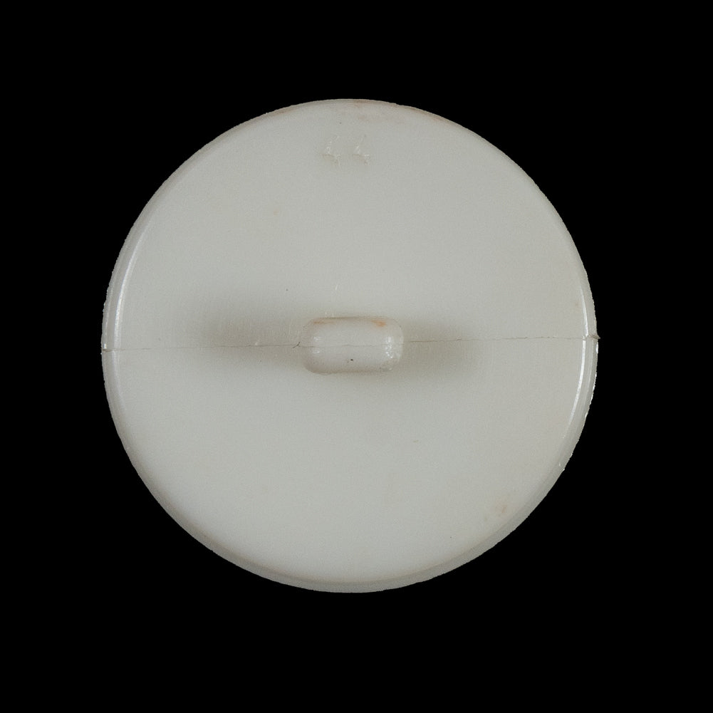 Antique White Textured Shank-Back Button - 44L/28mm - Detail