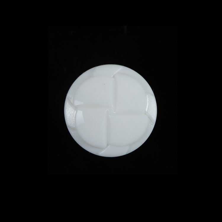 template--25130090922057__main-White Beveled Pinwheel Petals Shank-Back Button - 30L/19mm