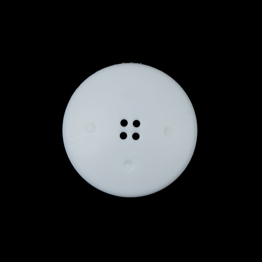 White Raised Textured 4-Hole Button - 36L/23mm Detail