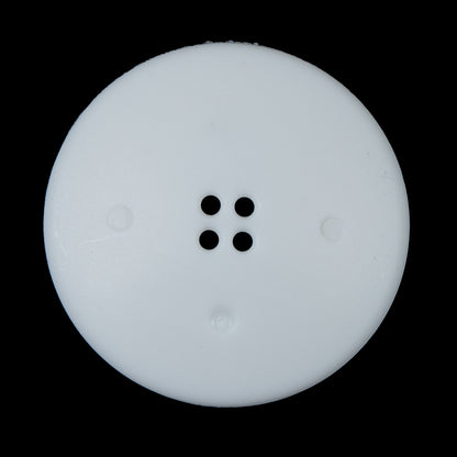 White Raised Textured 4-Hole Button - 54L/34mm Detail