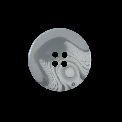 Off-White Translucent Four-Hole Button - 40L/25.5mm Detail